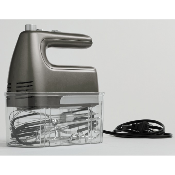5-Speed Hand Mixer with Storage Case, , large