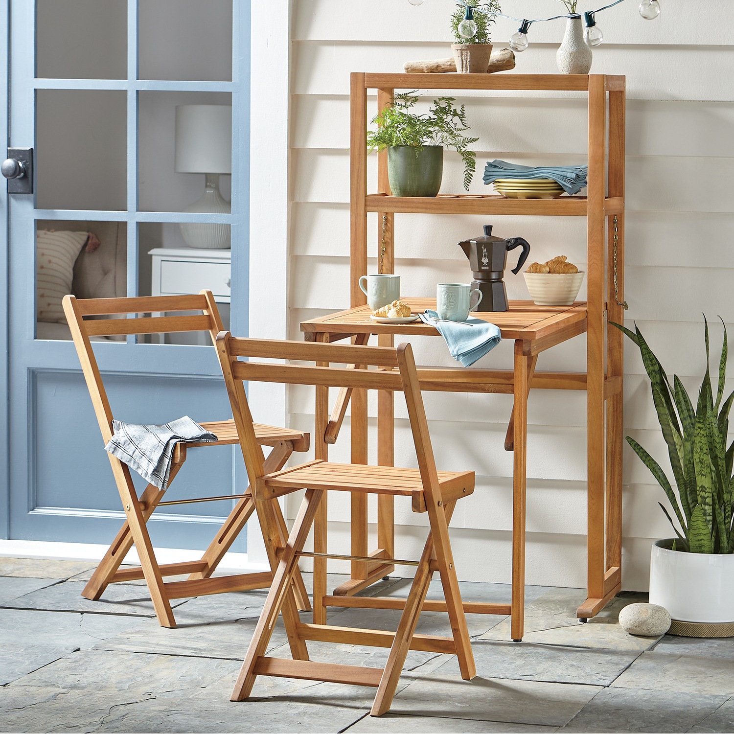 Folding Patio Workspace 3-Piece Set | Seventh Avenue