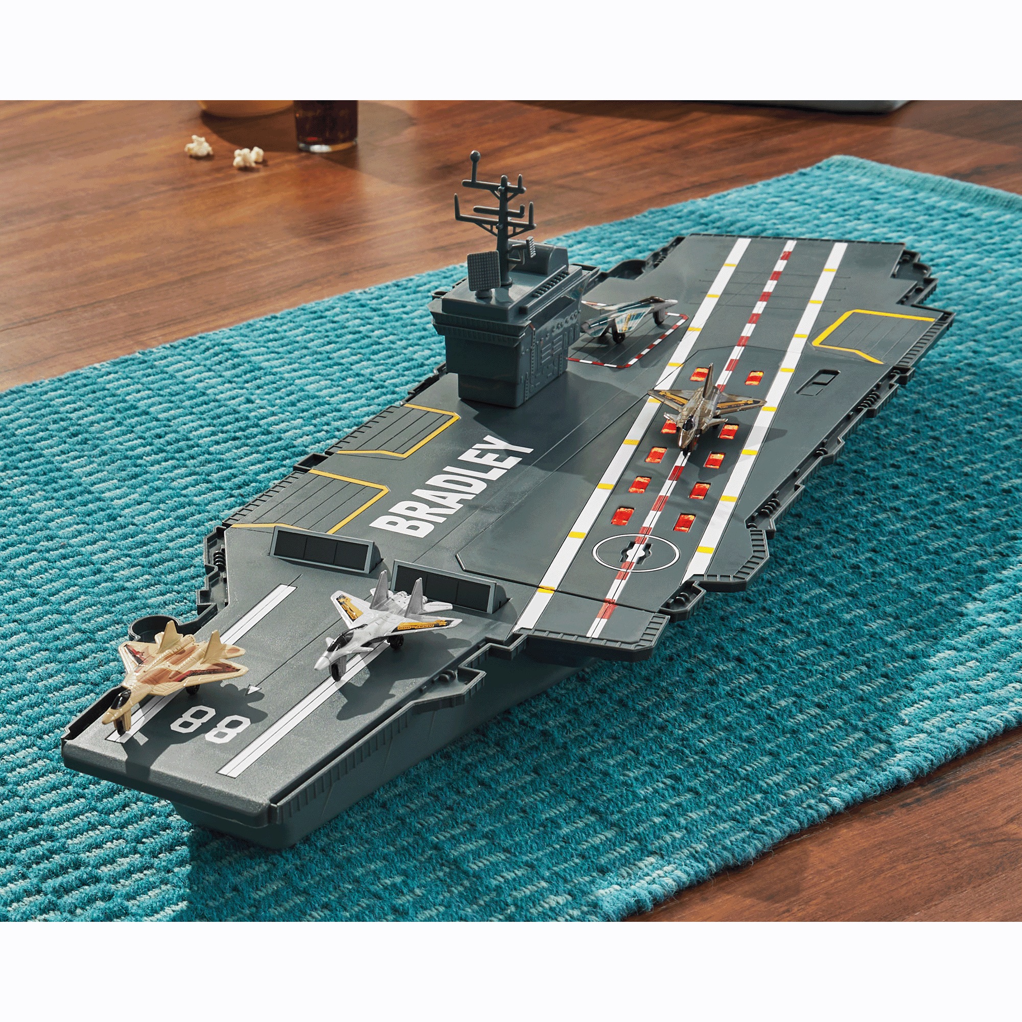 Personalized 3-in-1 Electronic Aircraft Carrier, , large