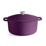 7-Qt. Enameled Cast Iron Casserole with Lid, , large