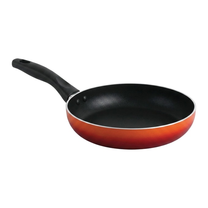 Gradient 10-Piece Aluminum Cookware Set, Orange, large