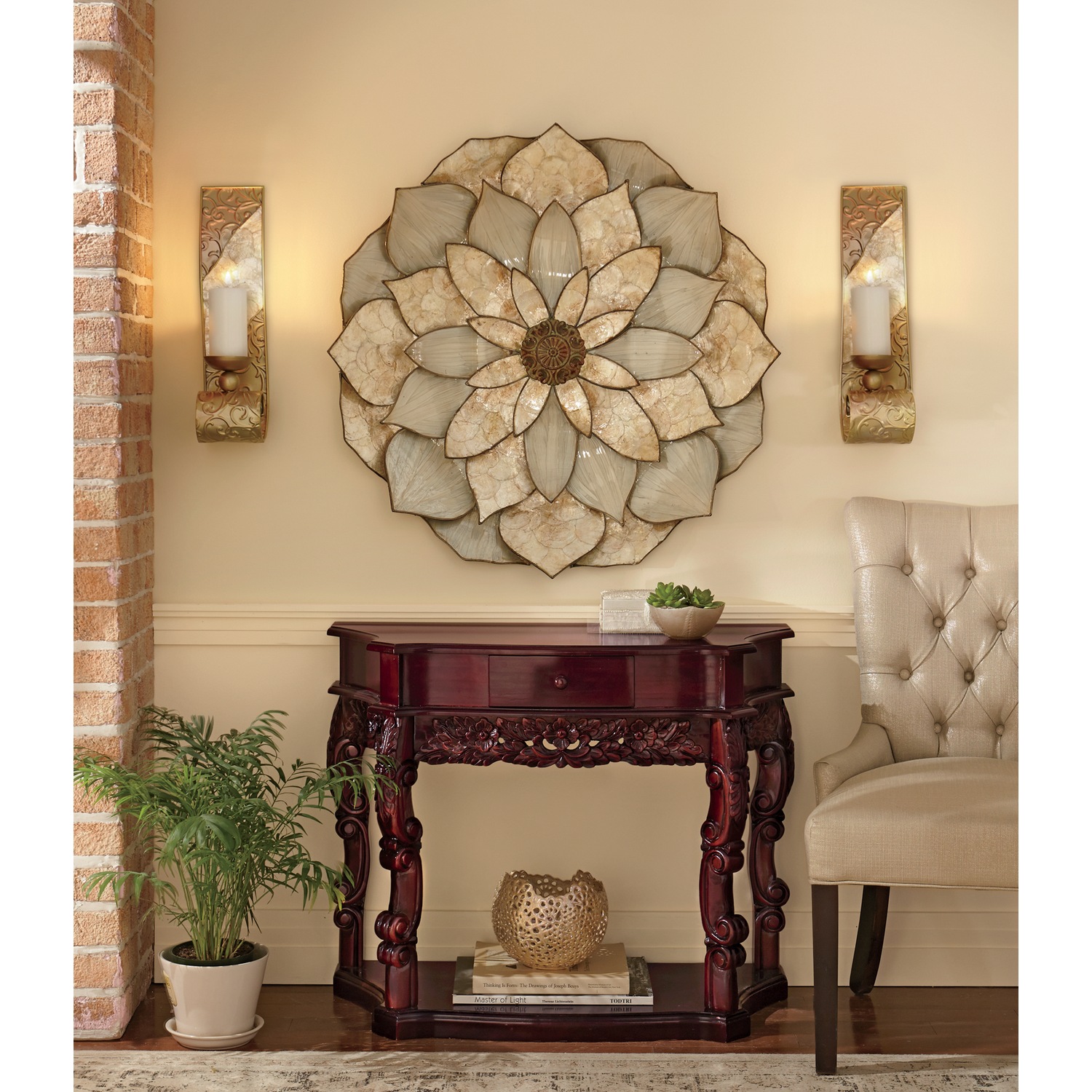 Capiz Wall Sconce Pair | Seventh Avenue