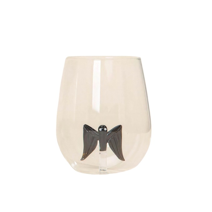 Set of 4 Halloween Wine Glasses, , large