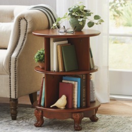 Rotating Claw-Foot Book Shelf, , large