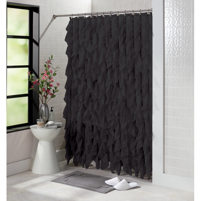 Cascade Shower Curtain, , large