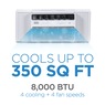 BLACK+DECKER 8000 BTU Window Air Conditioner with Inverter Technology, , large