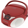 Magnavox Portable CD Boombox, Red, large
