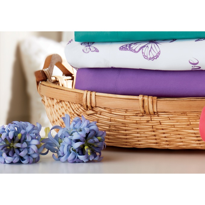 2-Pack Butterfly Sentiments Microfiber Sheet Set, , large