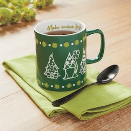 Gnomes 4-Leaf Clover Mug, , large