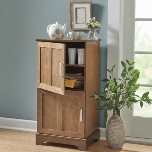 Rowley Storage Cabinet, Walnut, large