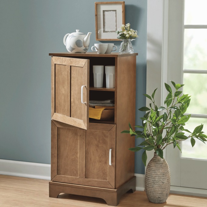 Rowley Storage Cabinet, Walnut, large