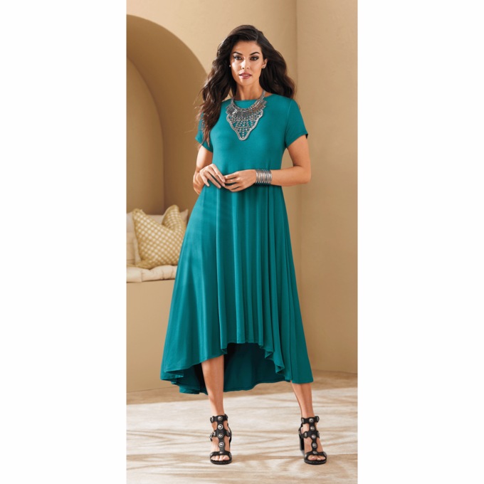 Gigi High-Low Swing Dress, , large