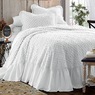 Cate Chenille Bedspread, White, large