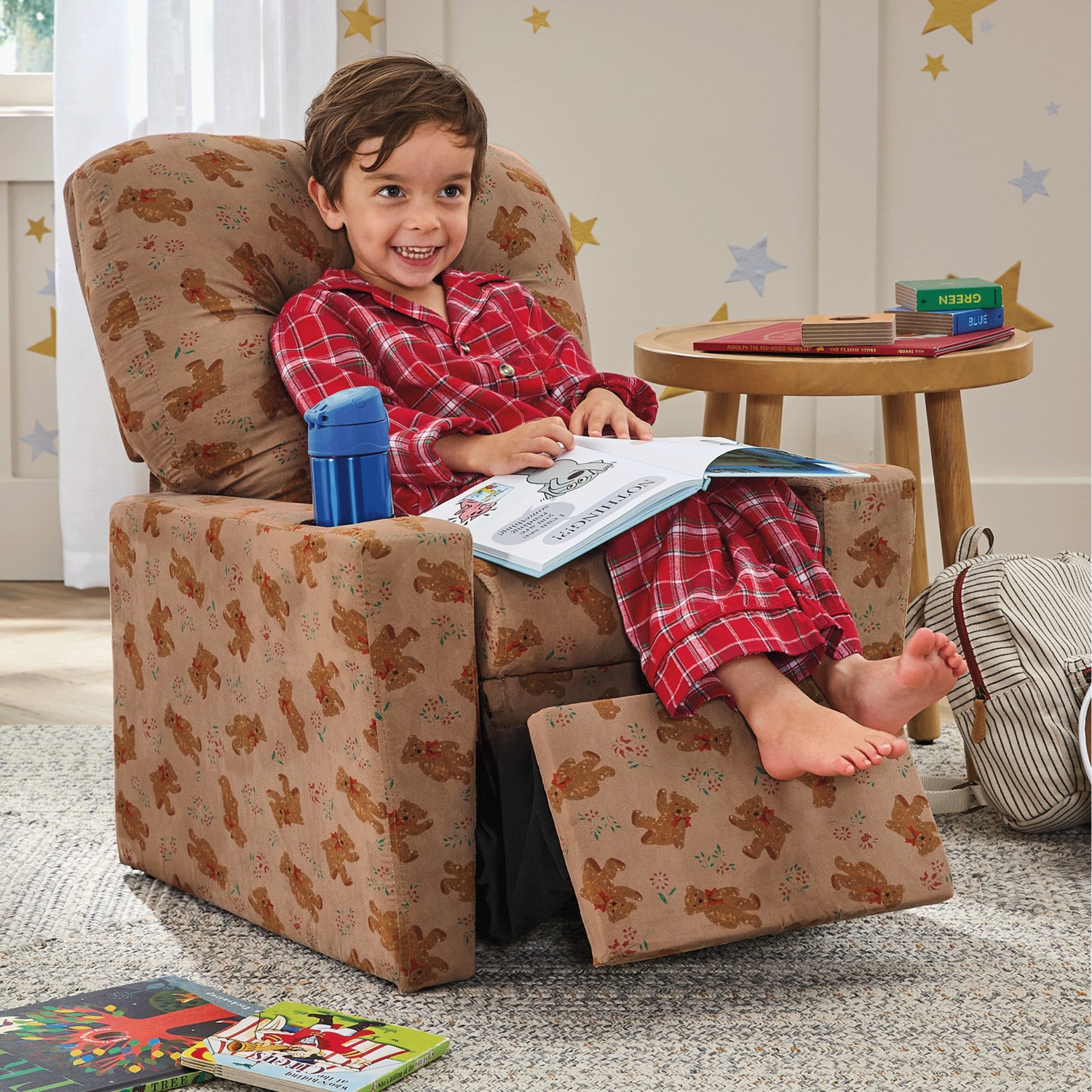 Hillarin Kid'sです Child-Size Kids' Recliner Chair | Seventh Avenue
