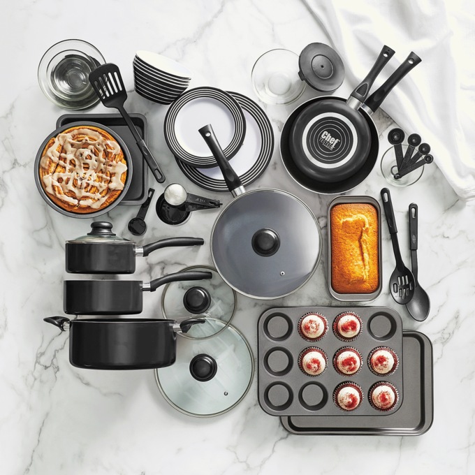 Chef Tested 50-Piece Mega Kitchen Set by Wards, , large