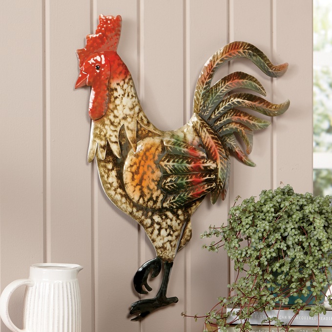 Metal Rooster Wall Decor Seventh Avenue