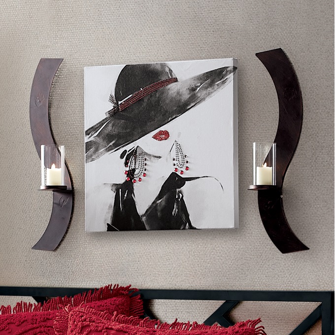 2-Piece Wave Sconce Set, , large