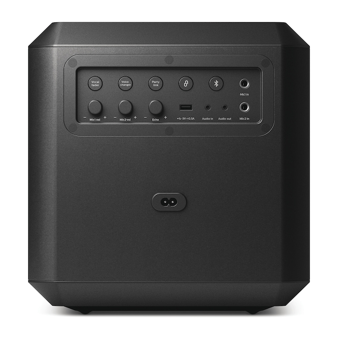 Philips Bluetooth Cube Party Speaker with 2 Microphones and Stand, , large