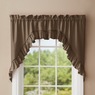 Mayfair Romantic Ruffled Semi-Sheer Swag Pair, , large