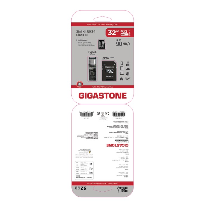 3-in-1 MicroSD Memory Card Kit, , large