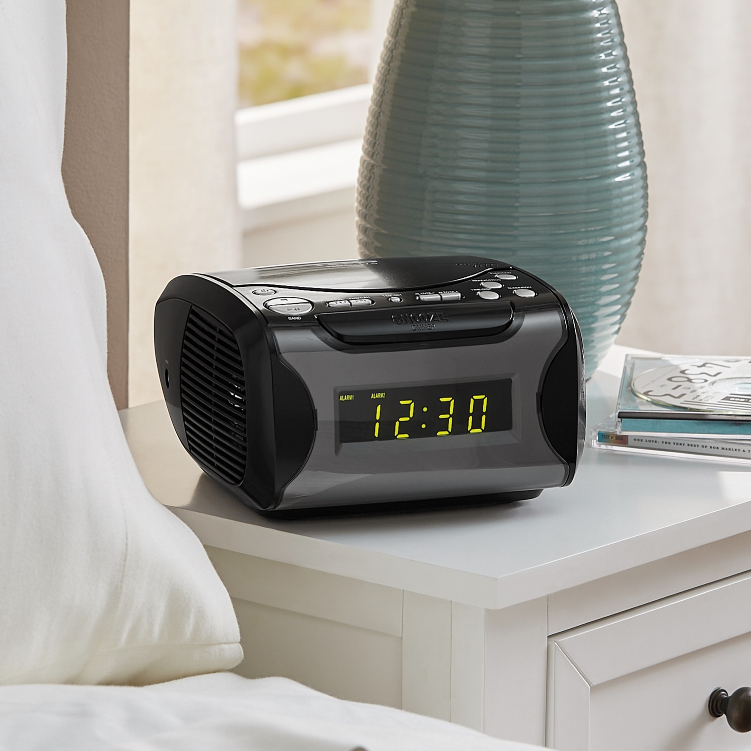 Naxa Digital Alarm Clock Radio with CD Player Seventh Avenue