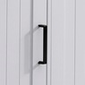 Miller Shaker-Style Sideboard Buffet Cabinet, White, large