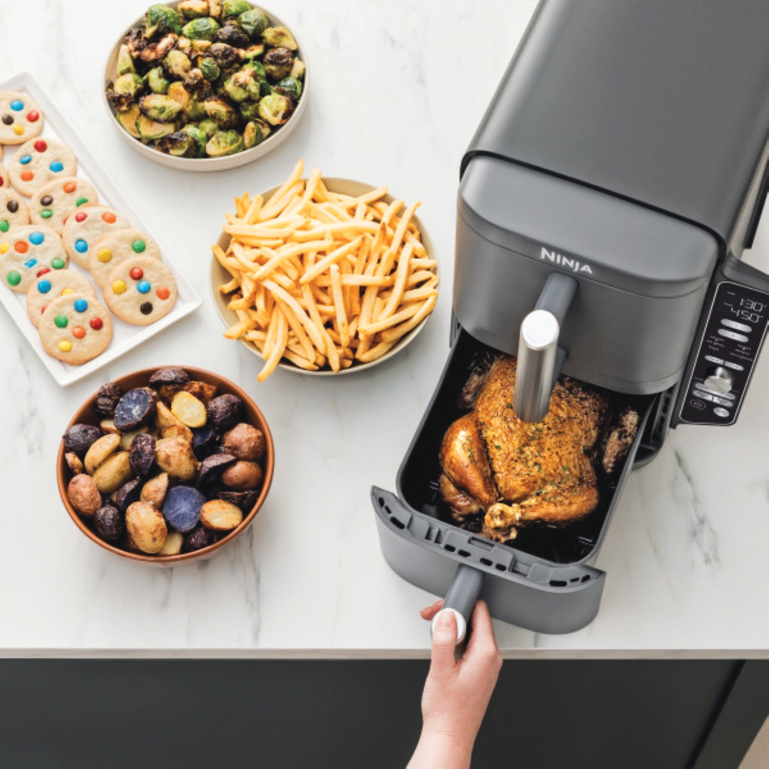 加温機2台セット Ninja Double Stack Air Fryer | Seventh Avenue