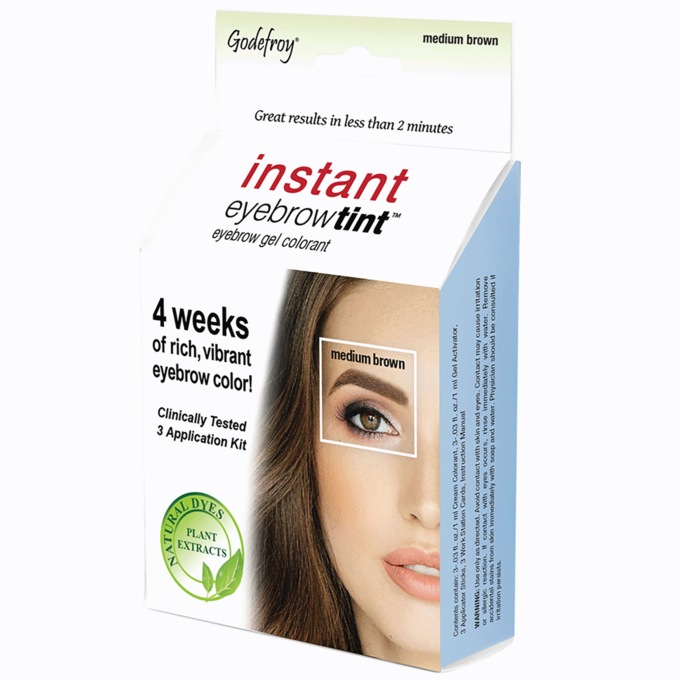 Instant Eyebrow Tint, Medium Brown, large