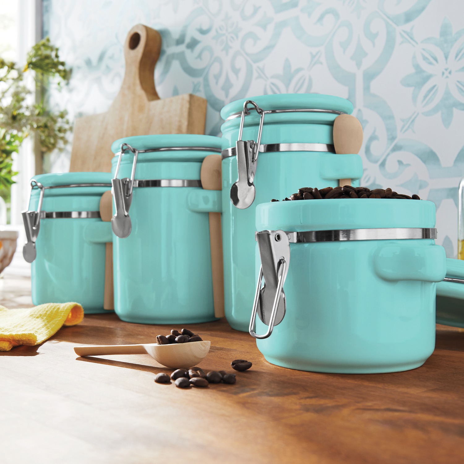 4-Piece Canister Set with Spoon | Seventh Avenue