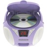 Magnavox Portable CD Boombox, Purple, large