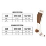 6-Pack Copper Compression Socks, White Multi, large