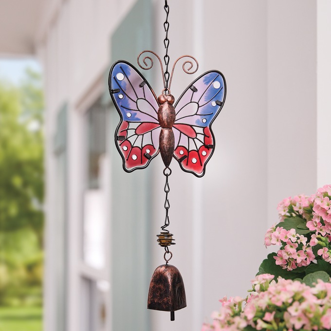Butterfly Chime, Purple Multi, large