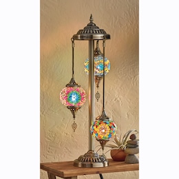 Bagheera Trio Globe Mosaic Lamp, , large