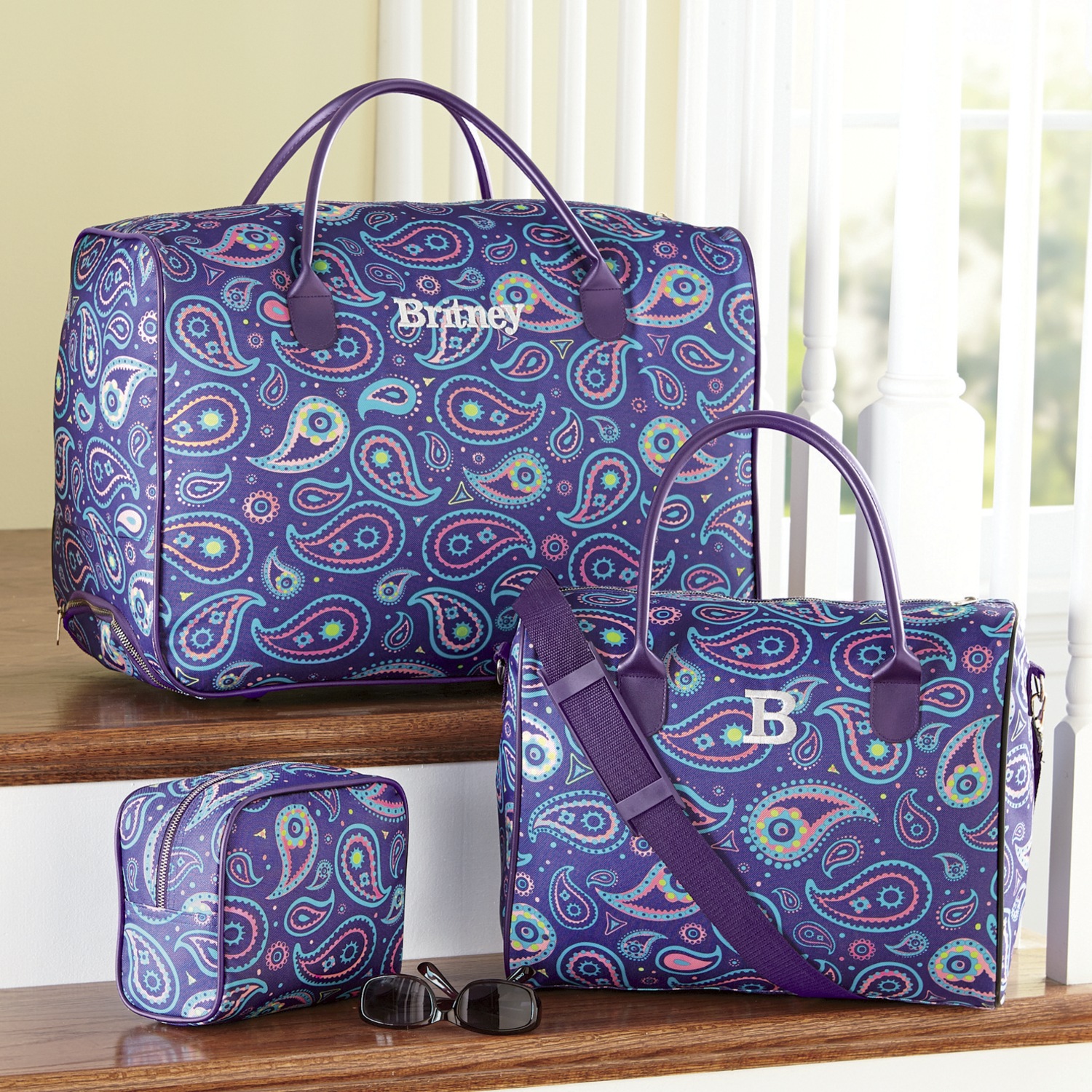 3Piece Personalized Luggage Set Seventh Avenue