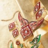 Crystal Enamel Necklace, , large