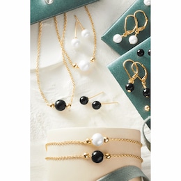 Gemstone Bead Necklace, Bracelet &amp; Earring Set, , large