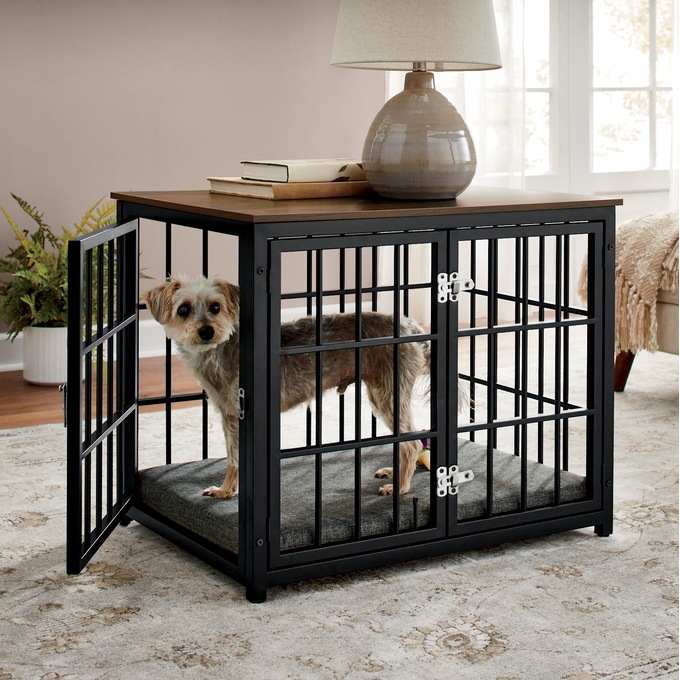 Wellington Two-Tone Pet Crate, , large