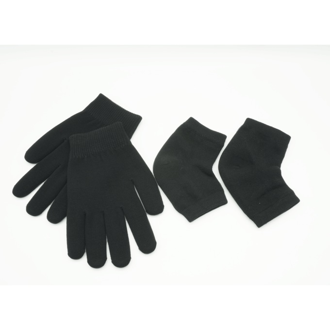 Gel Heel Sock & Glove Set, , large