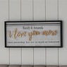 Framed Love You More Wall Art, , large