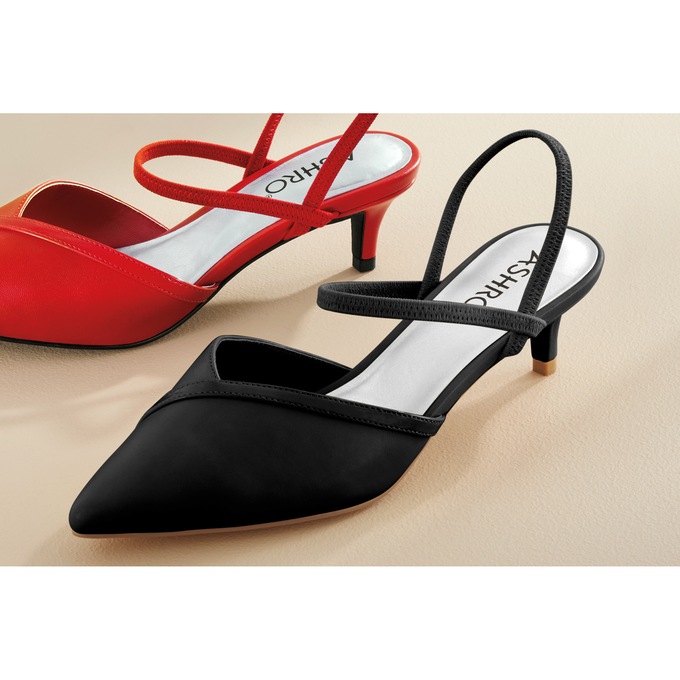 Halter-Strap Kitten Heel, Black, large