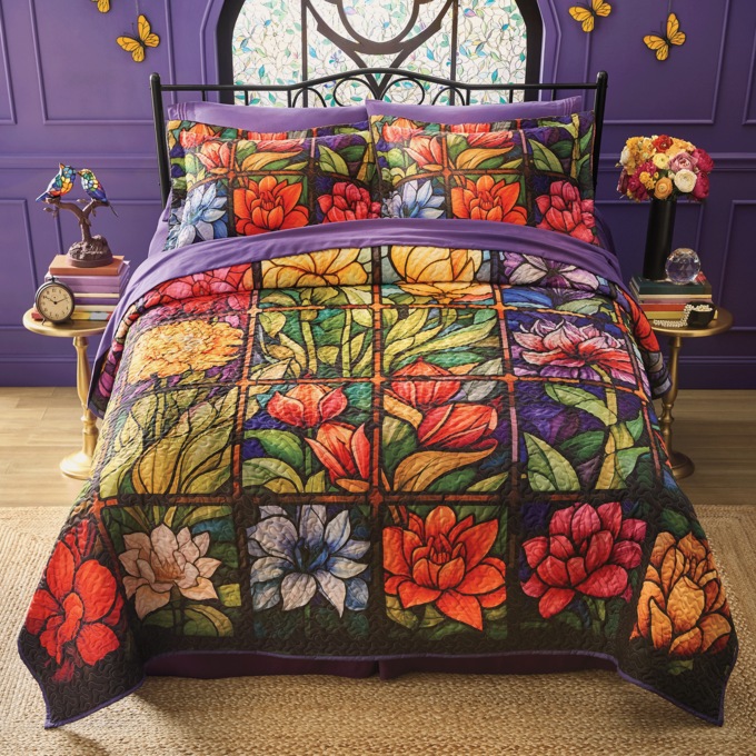 Gladys Quilt and Sham, , large