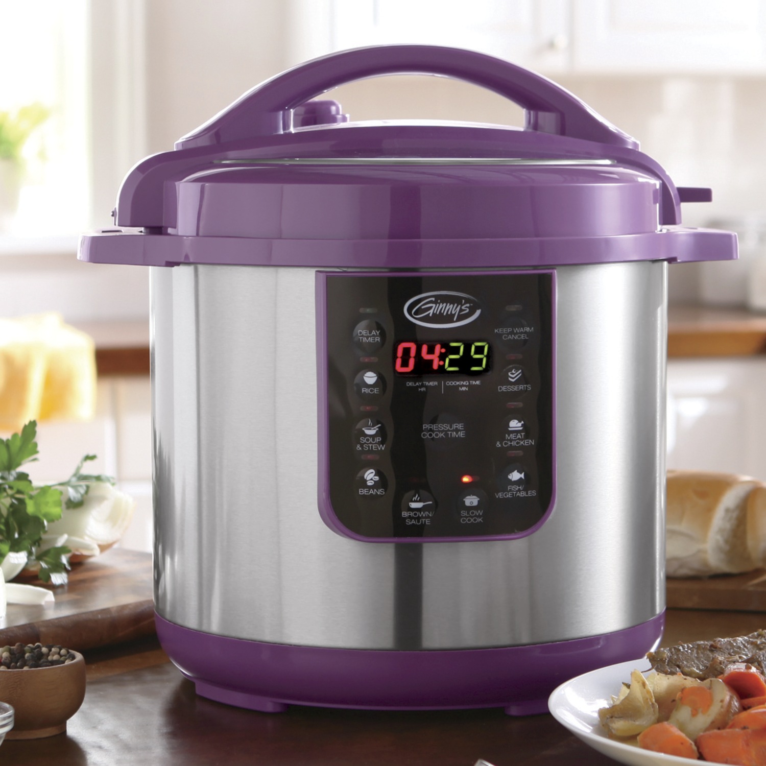 8Qt. Electric Pressure Cooker by Ginny's Seventh Avenue