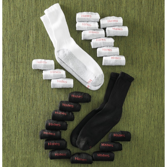 Men's 12-Pack Cushion Crew Sock, , large