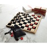 Wooden Checkers Set, , large