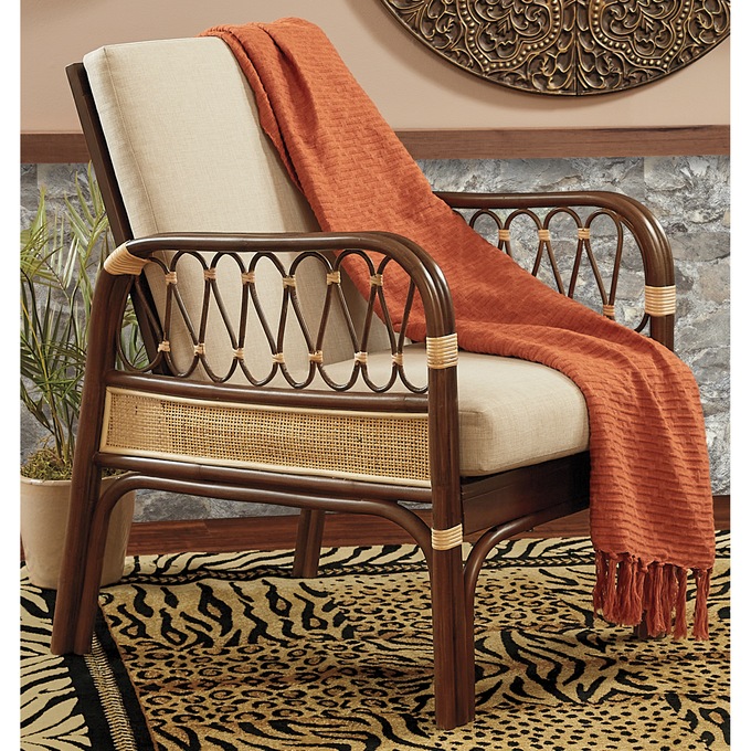 Rattan Armchair, , large