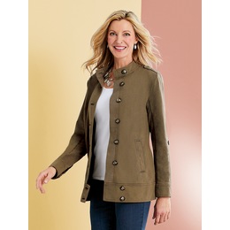 Essential Stretch Jacket, Olive, large