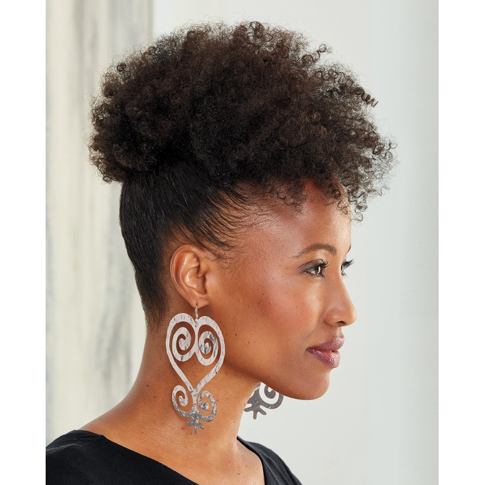 African Symbol Earrings, , large