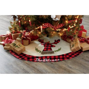 Personalized Holiday Tree Skirt, , large