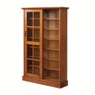 Merrick Sliding-Door Media Cabinet, Oak, large