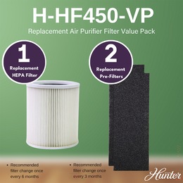 Hunter Replacement HP450 Filter Pack, , large